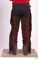  Photos Woman in Cowboy suit 1 Cowboy cowboy pants with leather belt historical clothing lower body 0005.jpg